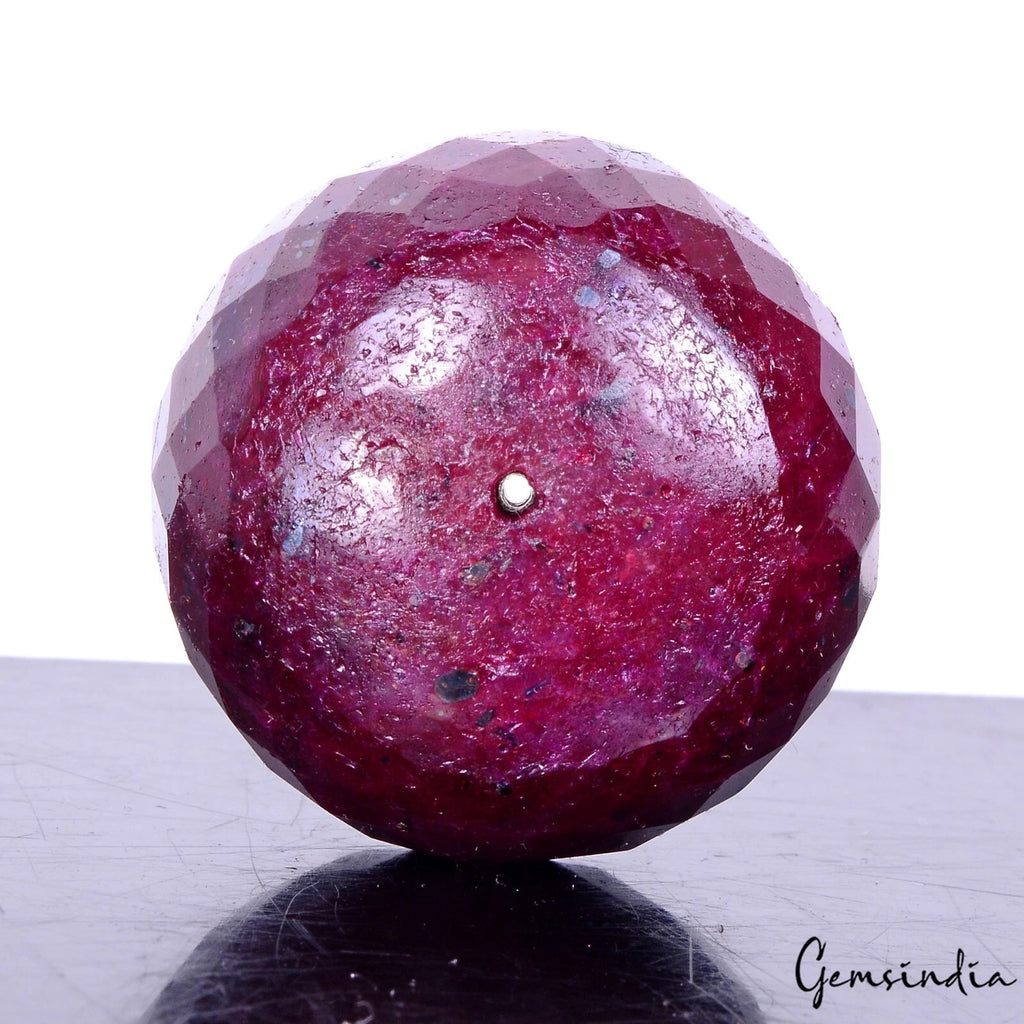 Ruby Beaded Strand, Red — 33 x 33 x 22mm, 284.00 Ct, Madagascar