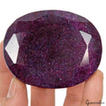1650 Ct Natural Red Ruby Oval Cut Faceted Earth Mined Huge Size Loose Gemstone