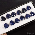 Certified 107.30 Ct Natural Blue Sapphire Trillion Cut Calibrated 14mm Gemstones