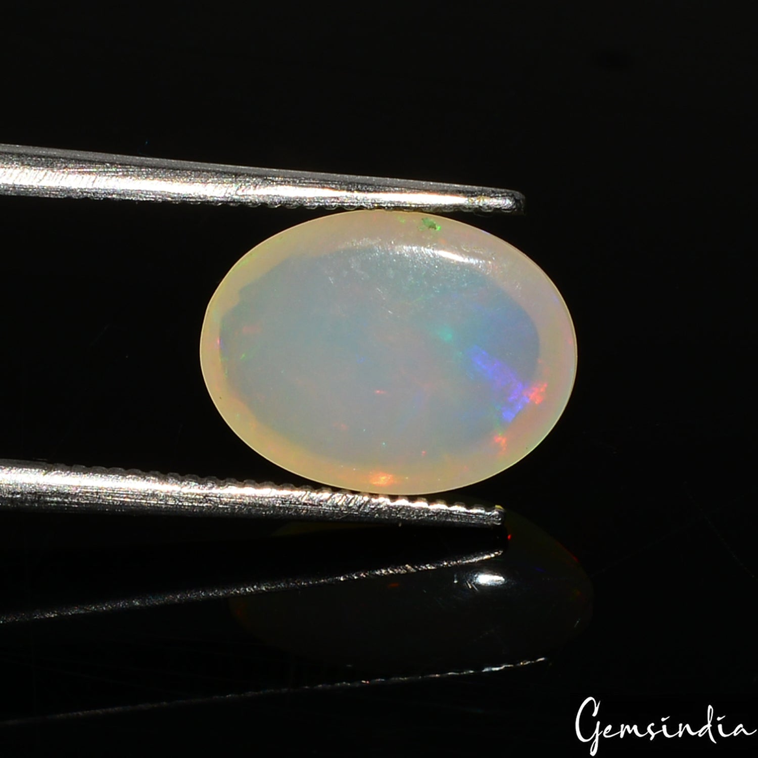 2.10 Ct Natural Ethiopian Opal Welo Shine Oval Cabochon Loose Untreated Gemstone