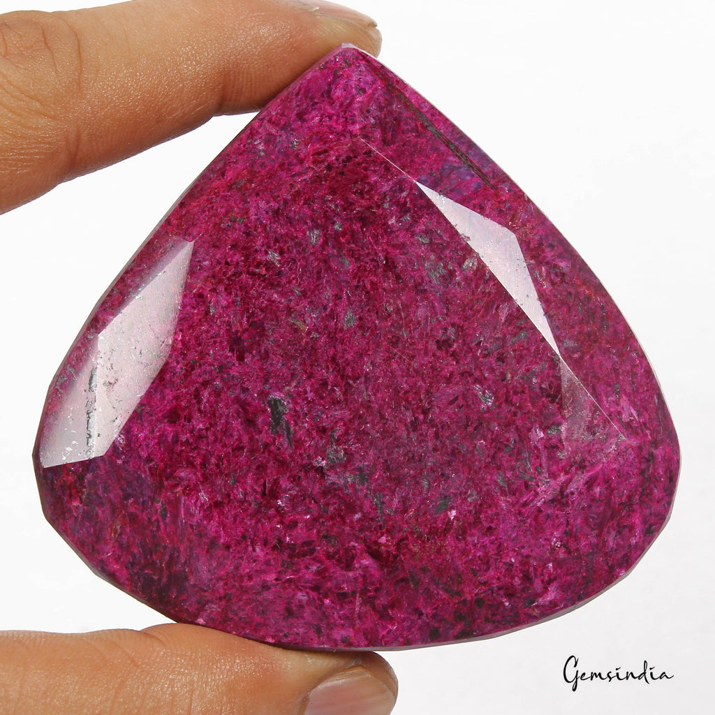 1840 Cts Natural African Red Ruby Pear Faceted Cut Earth Mined Loose Huge Gem