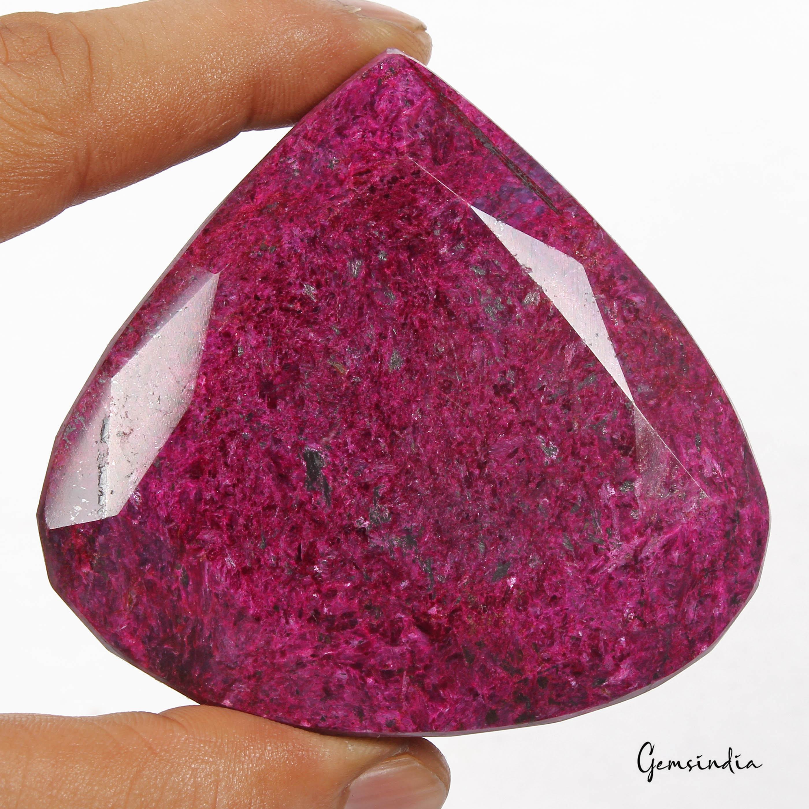 1840 Cts Natural African Red Ruby Pear Faceted Cut Earth Mined Loose Huge Gem
