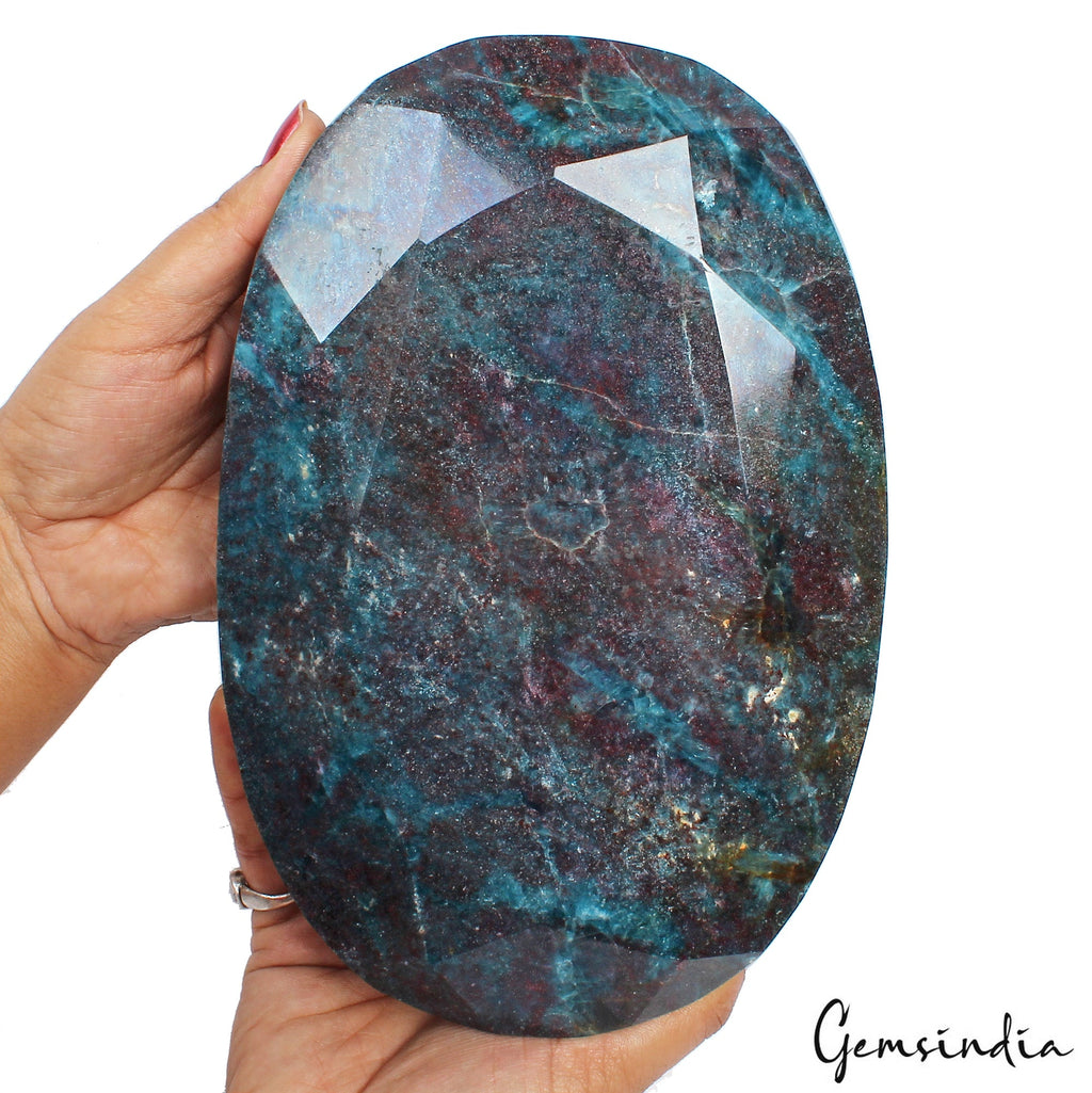 4.7 Kilo Natural Ruby Kyanite Oval Cut Huge Museum Size Untreated Gemstone NM