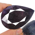 Museum Size 1580 Ct Natural Blue Pear Cut Sapphire Faceted Earth Mined Loose Gem