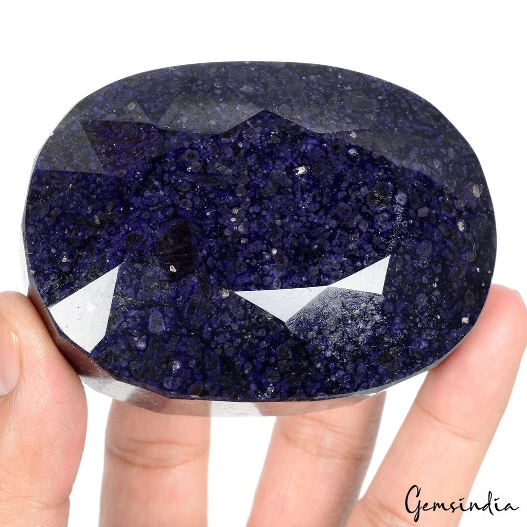 Natural Blue Sapphire Oval Cut Faceted 2320 Cts Earth Mined Huge Size Loose Gems
