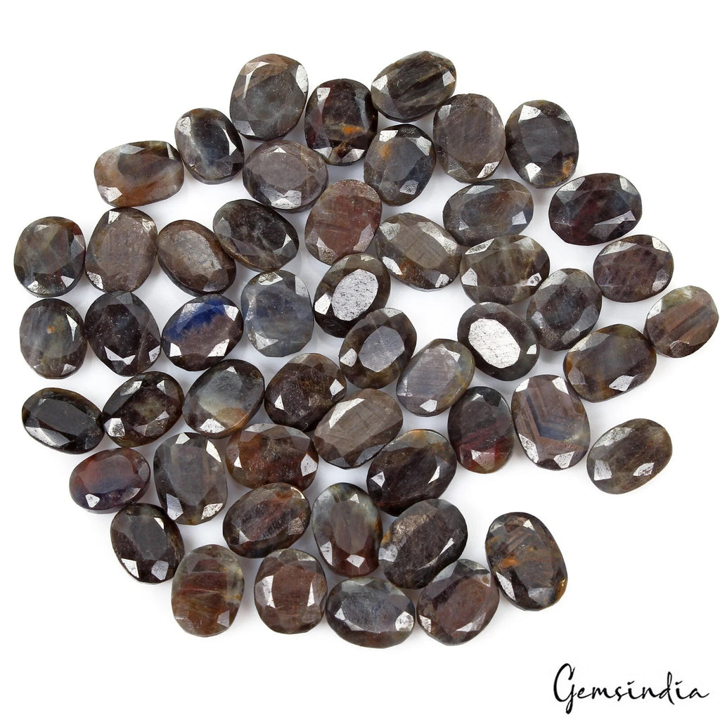 Sapphire Lot, Loose Gemstone, Untreated, Brown — 51 Pieces, 11mm to 15mm, 400 Ct
