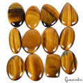 470 Ct Untreated Top Natural Tiger Eye High Grade Polished Wholesale Gems~12 Pcs