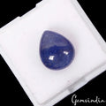 Certified 7.30 Cts Natural Untreated Blue Tanzanite Pear Cab Loose Gem For Ring