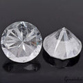 Huge 269.50 Ct Natural Brazilian White Crystal Quartz 41mm Round Faceted Cut Gem