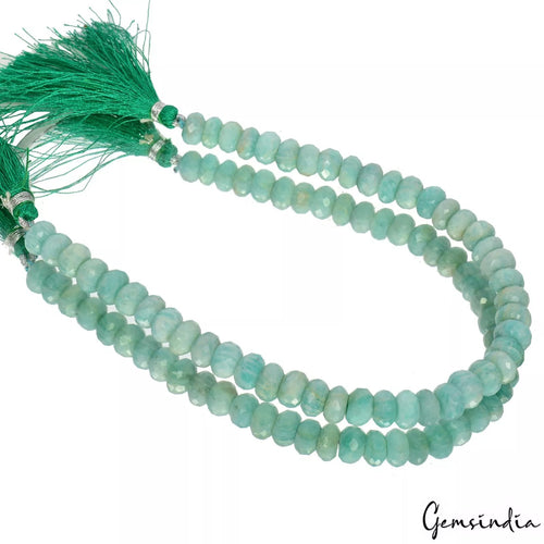 Amazonite Beaded Strand, Green — 8mm, 152.80 Ct, Madagascar