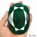 1980 Cts Natural Green Brazilian Quartz Oval Faceted Huge Museum Size Loose Gems