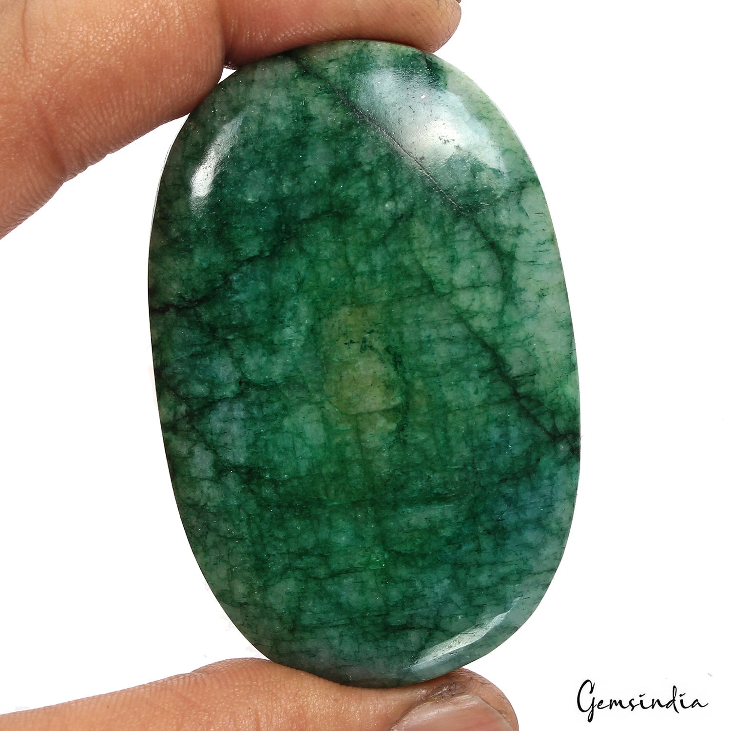 750 Ct Natural Green Zambian Emerald Oval Cab Earth Mined Huge Loose Gemstone