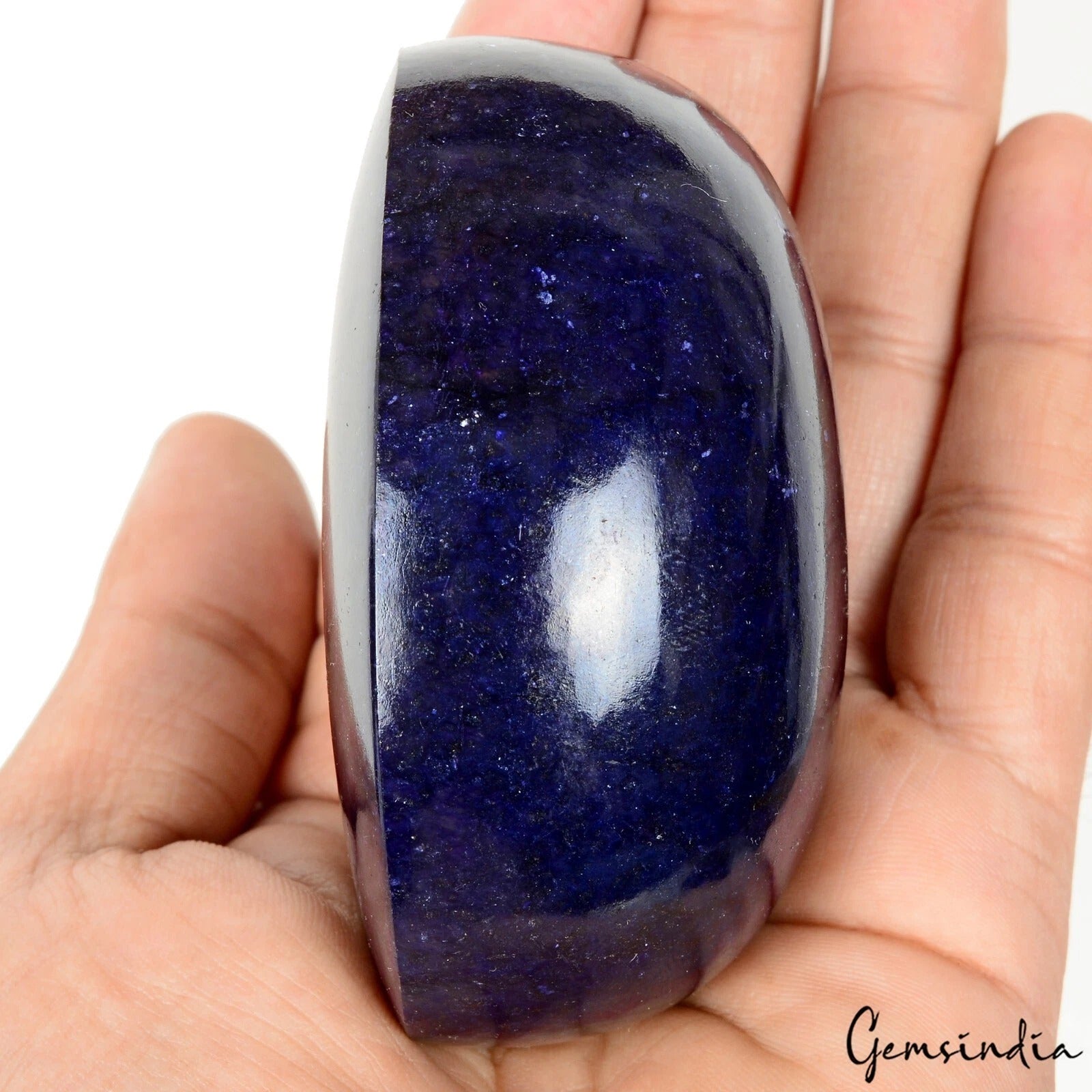 1870Ct Natural Madagascar Blue Sapphire Oval Cabochon Loose Earth mined Gemstone