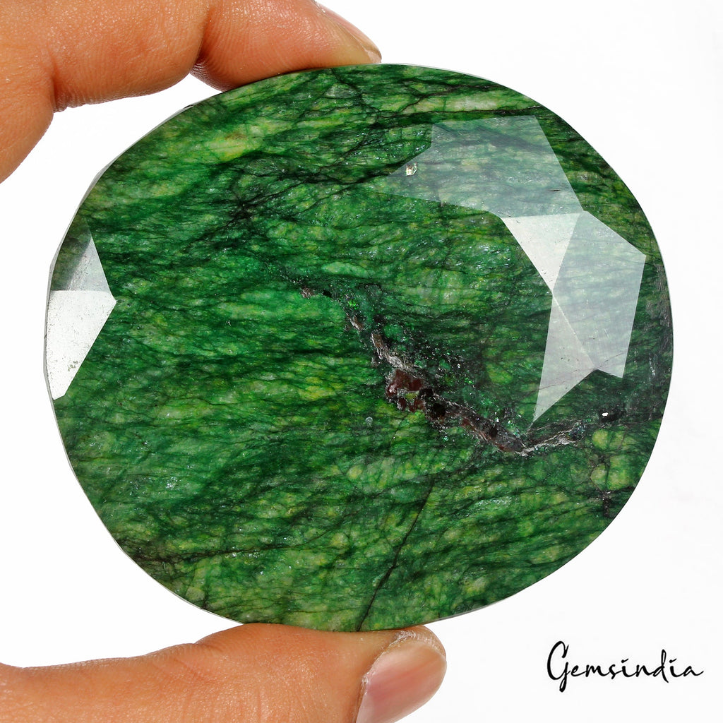 1200 Cts Natural Brazilian Green Emerald Oval Faceted Huge Earth mined Loose Gem