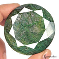 800 Ct Natural Brazilian Dark Green Emerald Round Faceted Cut Huge Size Gemstone