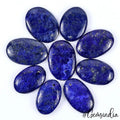 Lapis Lazuli Beaded Strand, Oval Cabochon, Color Enhanced — 32mm to 40mm, 430 Ct