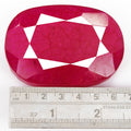 655 Cts Natural Lovely Pink Red Quartz Oval Faceted Cut Huge Size Loose Gemstone