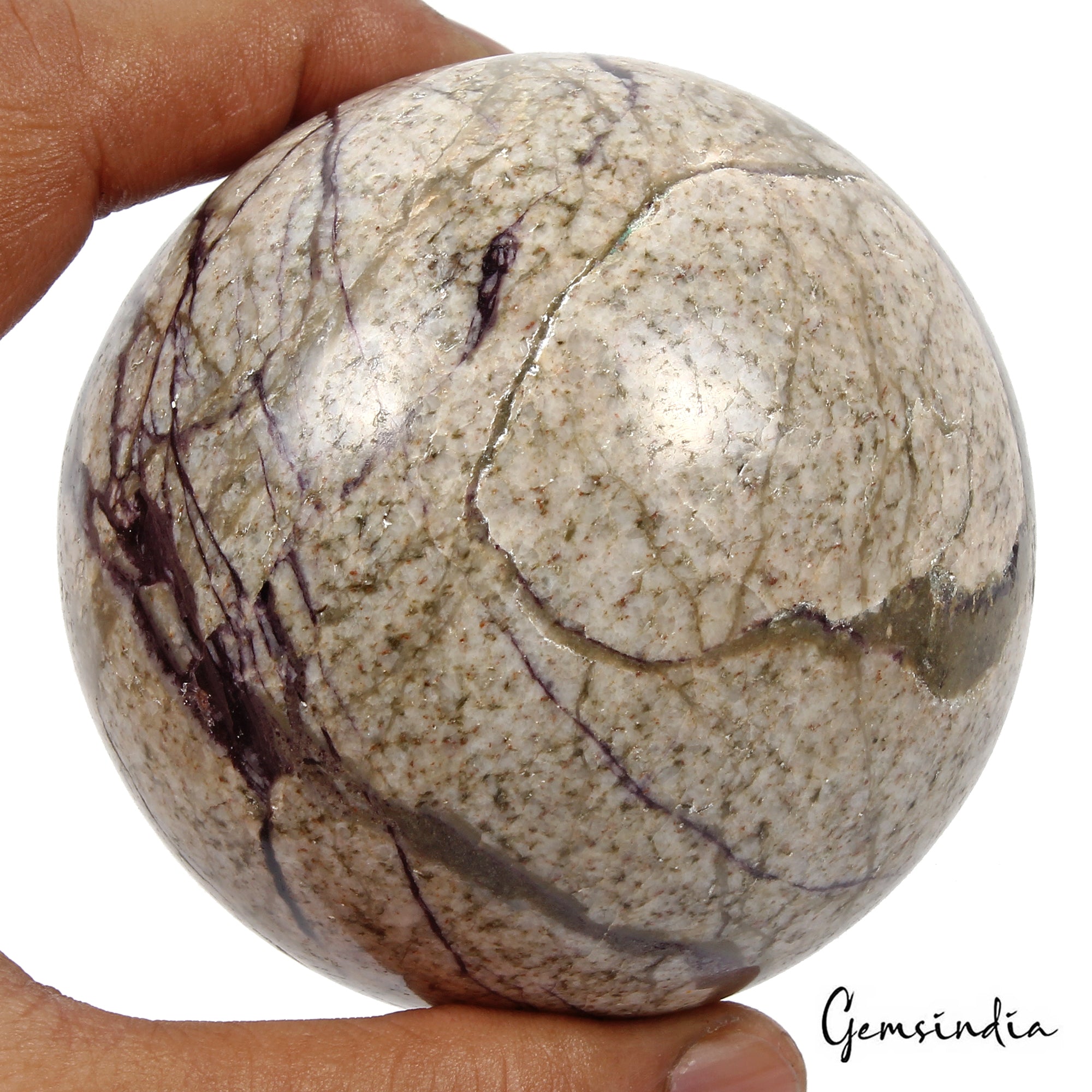 Calcite Sphere — 74 mm, 2950 Ct