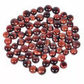 450 Ct/76 Pcs Natural Red Tiger Eye Untreated Round Cab Loose Gems For Jewelry