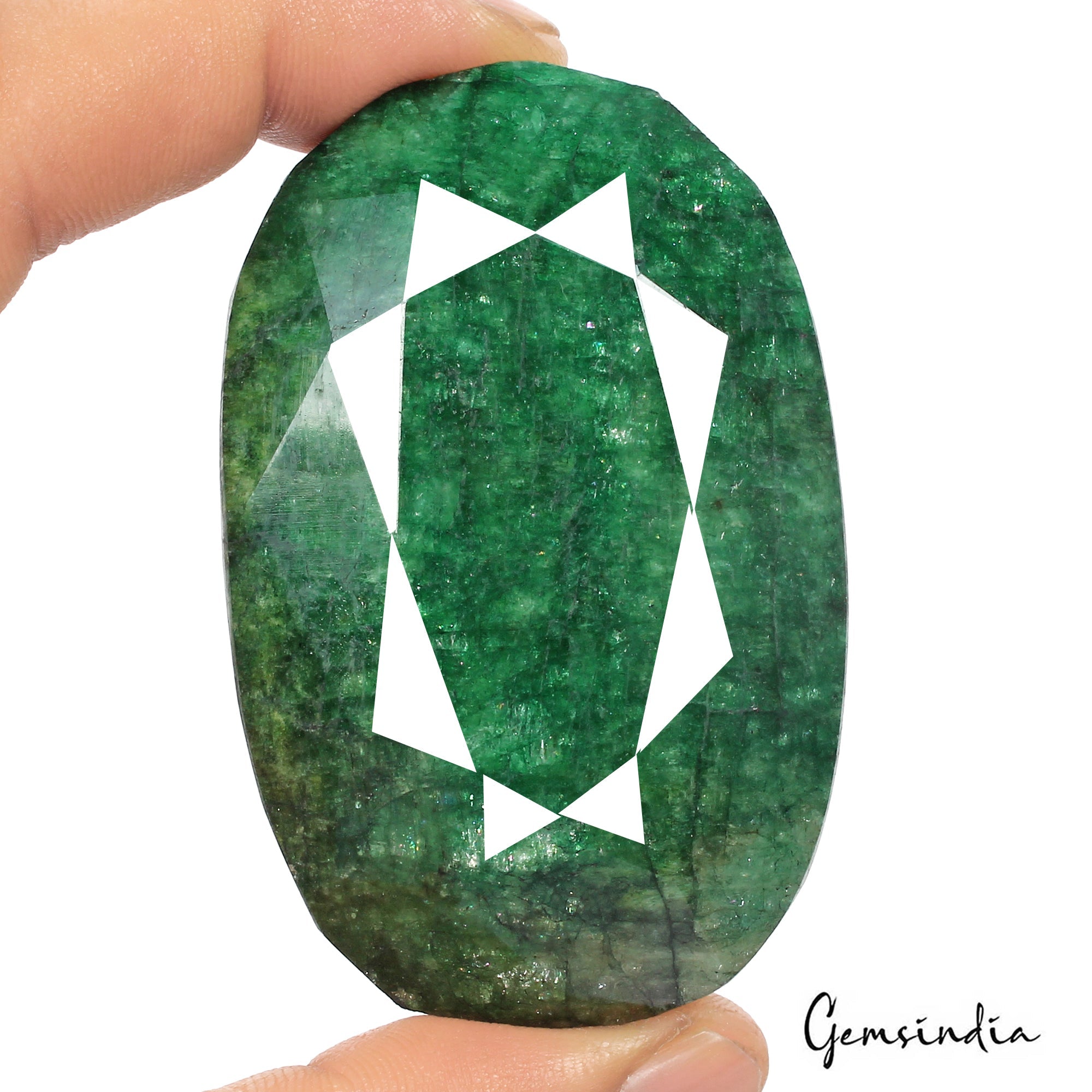 760 Ct Natural Green Brazilian Emerald Oval Cut Faceted Earth Mined Huge Gems