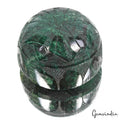 1670 Cts Natural Dark Green Emerald Uneven Round both Side Carved Huge Loose Gem