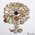 Smoky Quartz Lot, Cabochon — 33 Pieces, 19mm to 31mm, 970 Ct