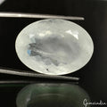 Certified 33.70 Cts Natural Aquamarine Oval Cut Loose Unheated Gemstone, Brazil