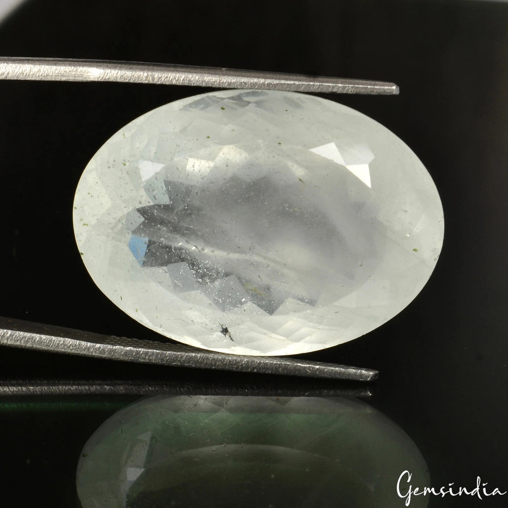 Aquamarine Loose Gemstone, Untreated — 25x18x11mm, 33.70 Ct, Brazil