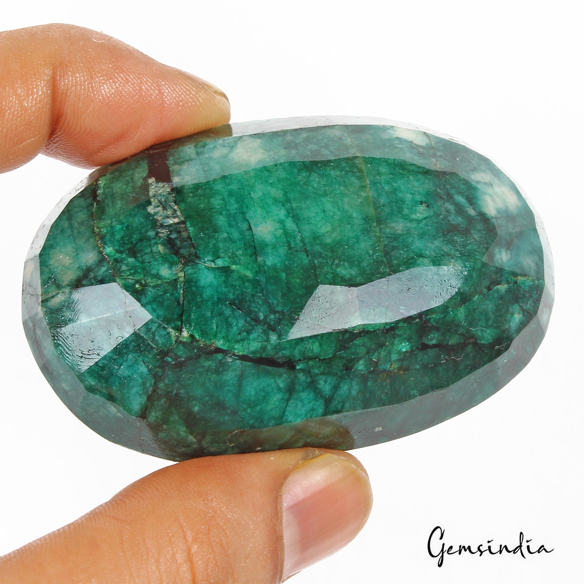430 Cts Natural Brazilian Bottle Green Emerald Oval Faceted Cut Huge Loose Gem