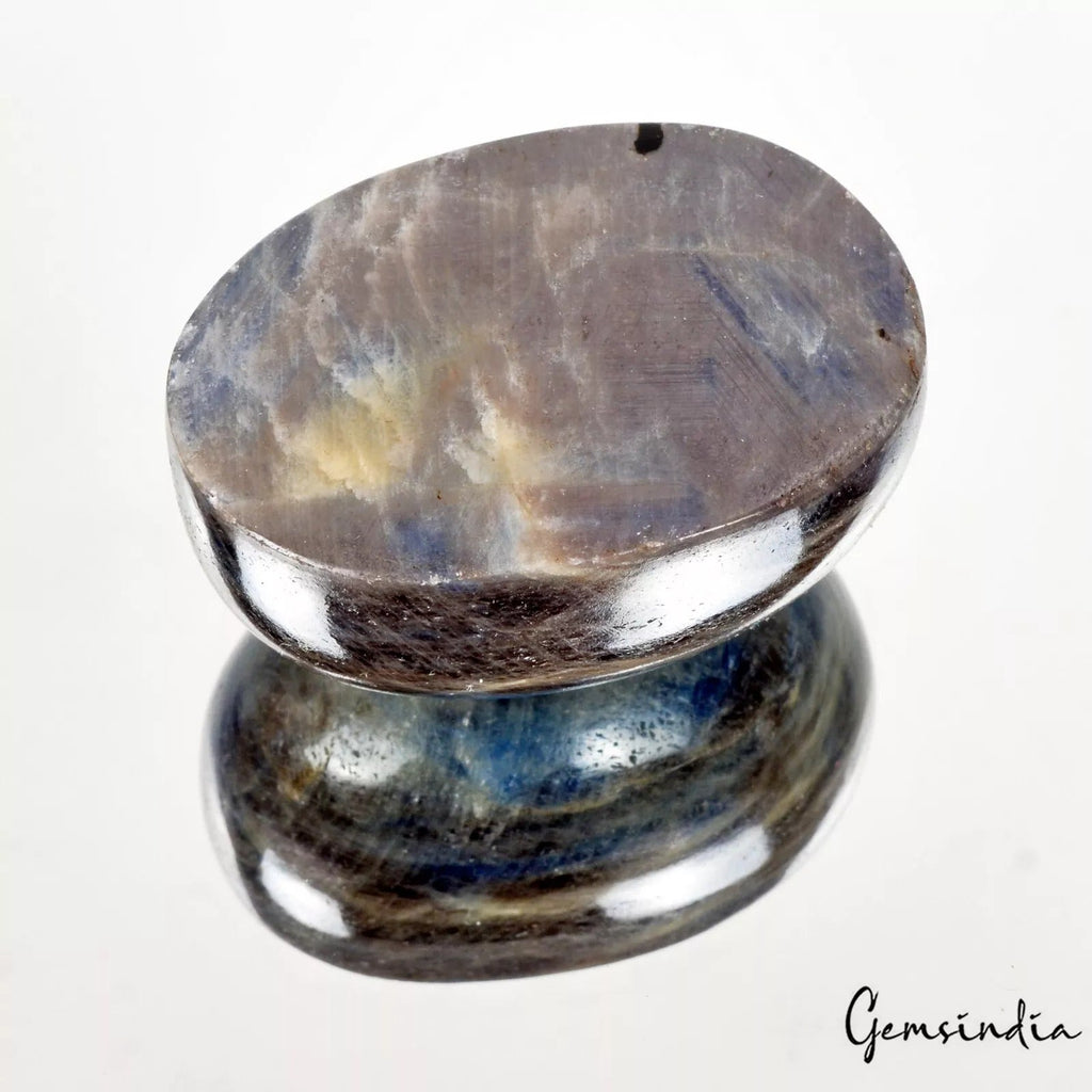 445 Ct Natural Untreated Blue Sapphire Oval Cab Earth Mined Certified Gemstone