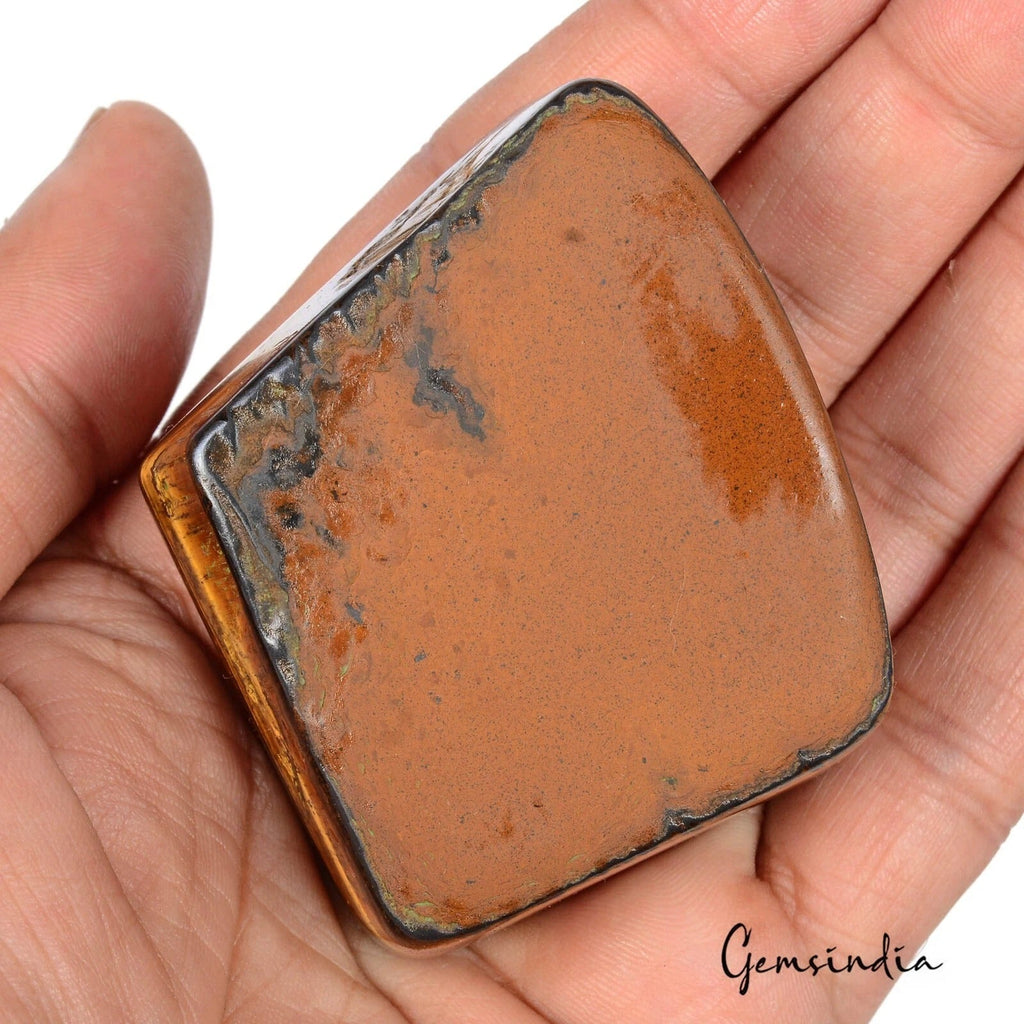 800Ct Natural Untreated Brown Iron Tiger Eye Fancy Cabochon Museum Size Gemstone