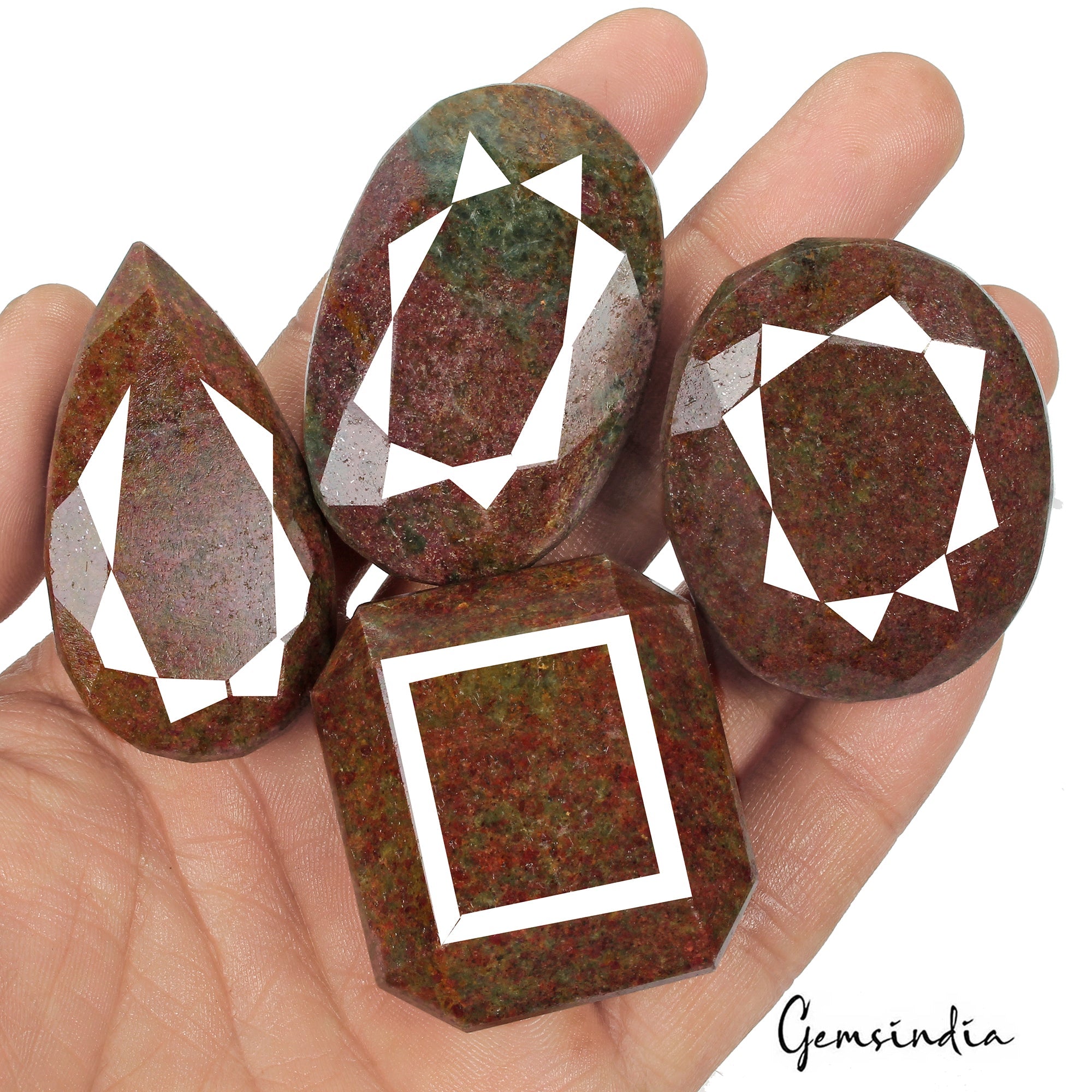 1370 Ct Natural Multicolor Ruby Fuchsite Mic Faceted Earth Mined Museum Size Gem