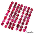 590 Ct Natural Red Pink Beryl Oval Faceted Loose Wholesale Gemstone Lot 56 Pcs
