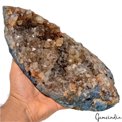 Amethyst Crystal Cluster, Untreated — 11x6x5 Inches, 2.910 Kg (14550 Ct), Uruguay
