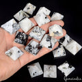 1330 Ct Natural Moonstone Pyramid Reiki Healing Crystal /Energy Charged Gemstone