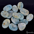 Aquamarine Lot, Loose Gemstone, Untreated, Blue — 14 Pieces, 25mm to 32mm, 770 Ct