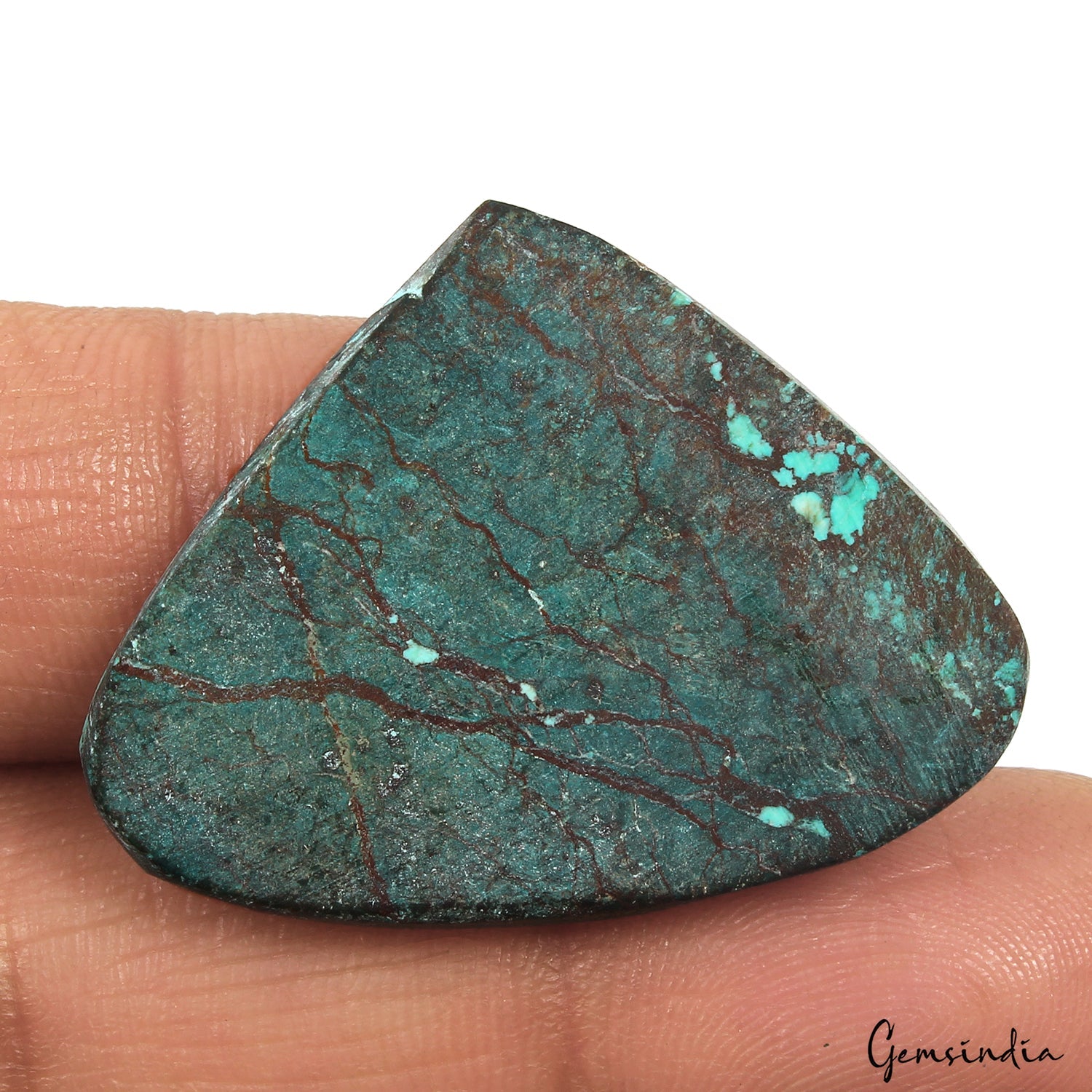 36.50 Ct Natural Arizona Blue Turquoise Pear Cab Loose Gems From United State