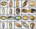 20 Pcs Natural Labradorite Multi Flashy 21mm-48mm Huge Size Cabochon Gemstones