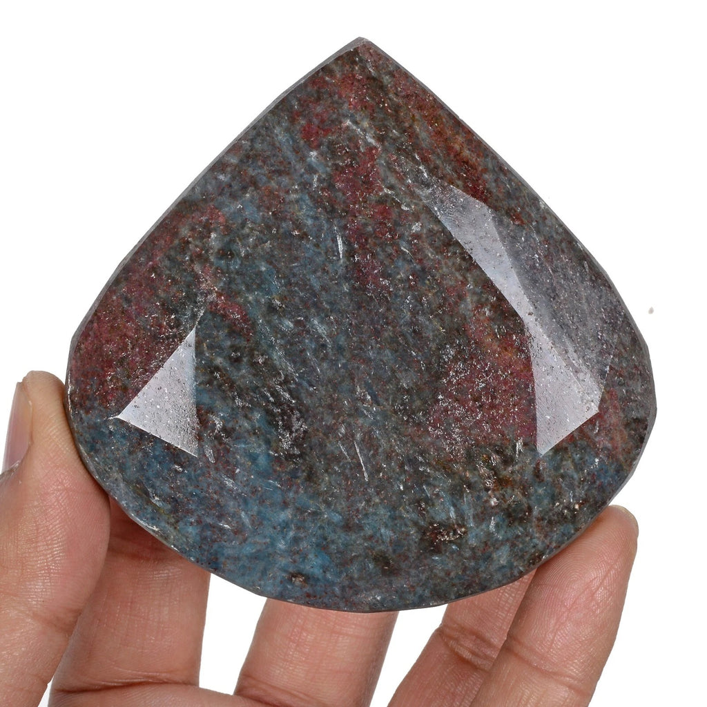 Ruby Kyanite Loose Gemstone, Untreated — 85 x 82 x 32mm, 2340 Ct, Madagascar