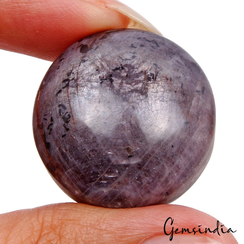Ruby Cabochon, Oval Cabochon, Untreated — 26x25x14mm, 116.30 Ct, Madagascar