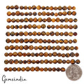 Natural Loose Tiger Eye Gemstone 6-7mm/200Ct/160 Pc Lot Round Cabochon Untreated