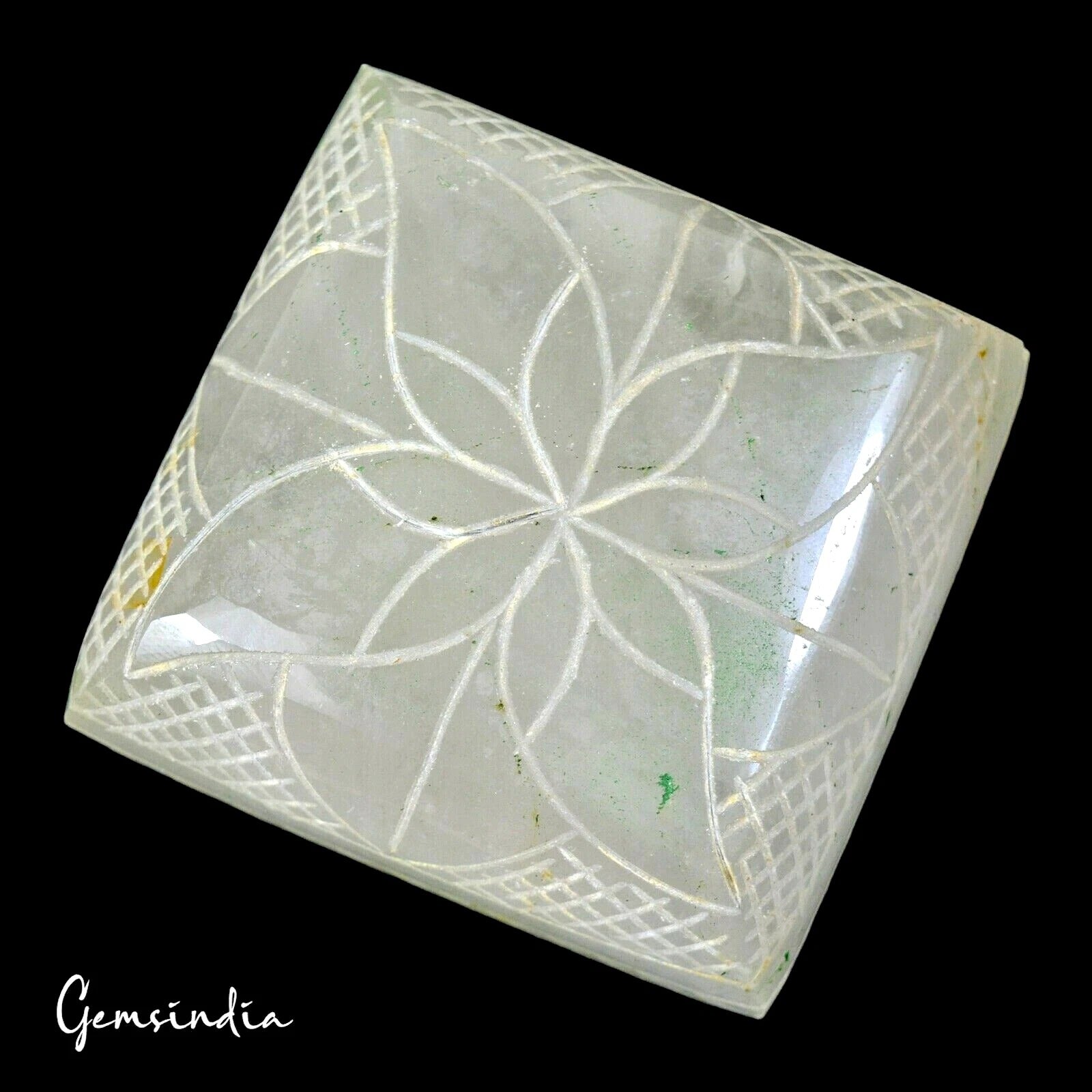 1500 Cts Natural Untreated White Quartz Square Hand Carved Loose Huge Size Gems