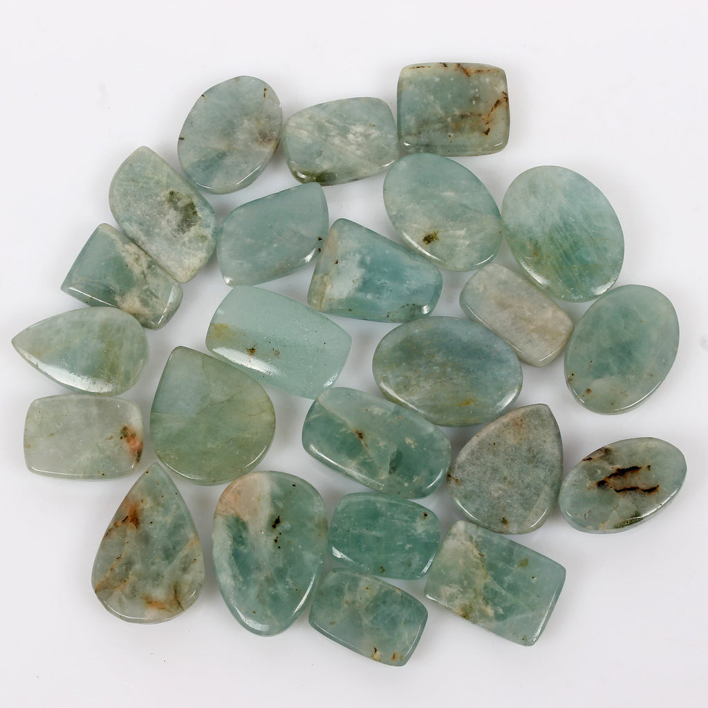 830 Ct/25 Pcs Natural Untreated Blue Beryl Aquamarine Mix Loose Wholesale Gems