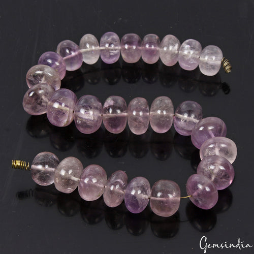 Amethyst Beaded Strand, Purple — 14mm to 16mm, 620 Ct