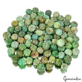 Emerald Beaded Strand, Color Enhanced, Green — 14mm to 17mm, 2000 Ct, Brazil