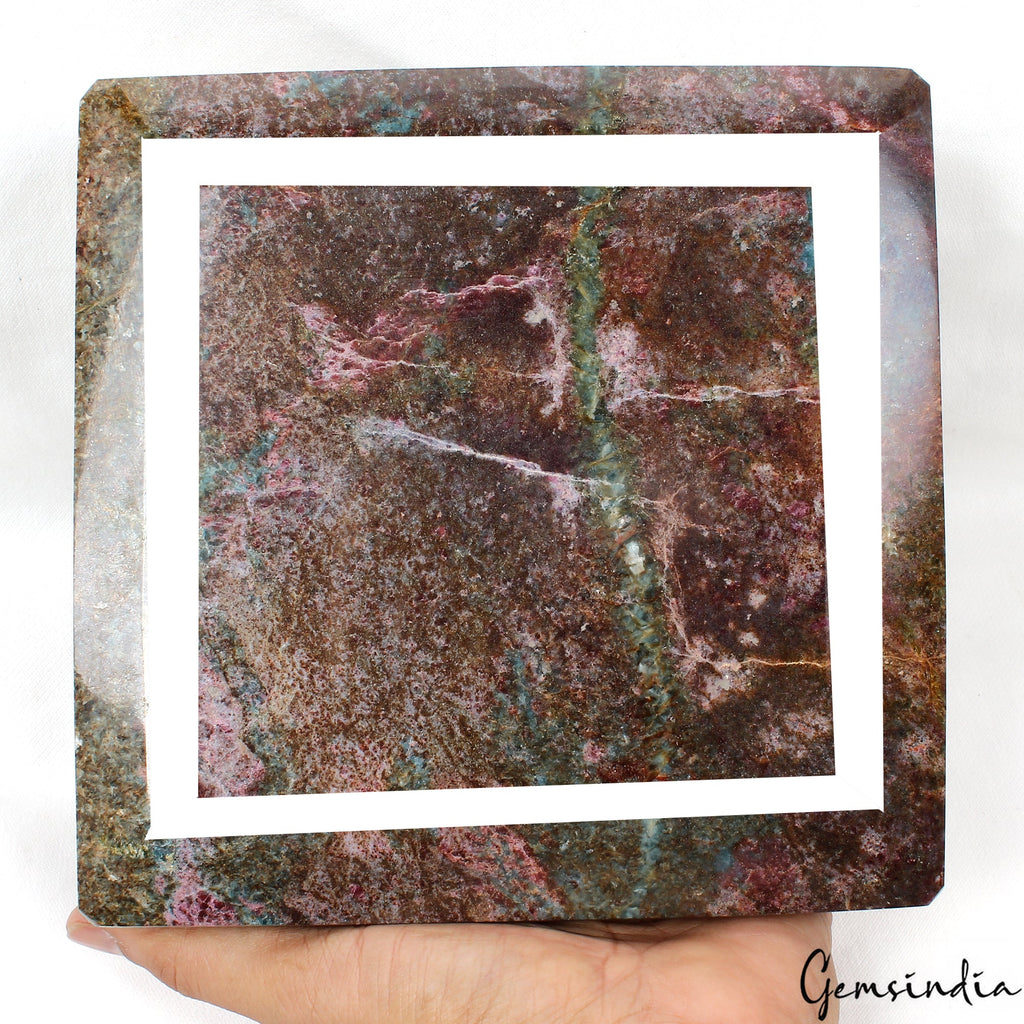 4.3 Kilo 100% Natural Ruby Madagascar Square Cut Museum Size Untreated Gemstone