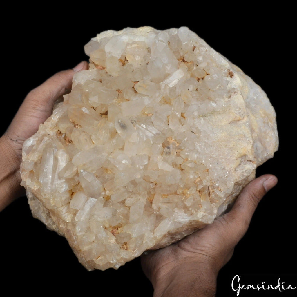 7.83 Kilo Natural Untreated White Quartz Huge Rock Rough Crystal Healing Mineral