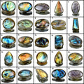 25 Pcs Natural Labradorite 1700 Cts Rainbow Fire Huge Cabochon Loose Gemstones