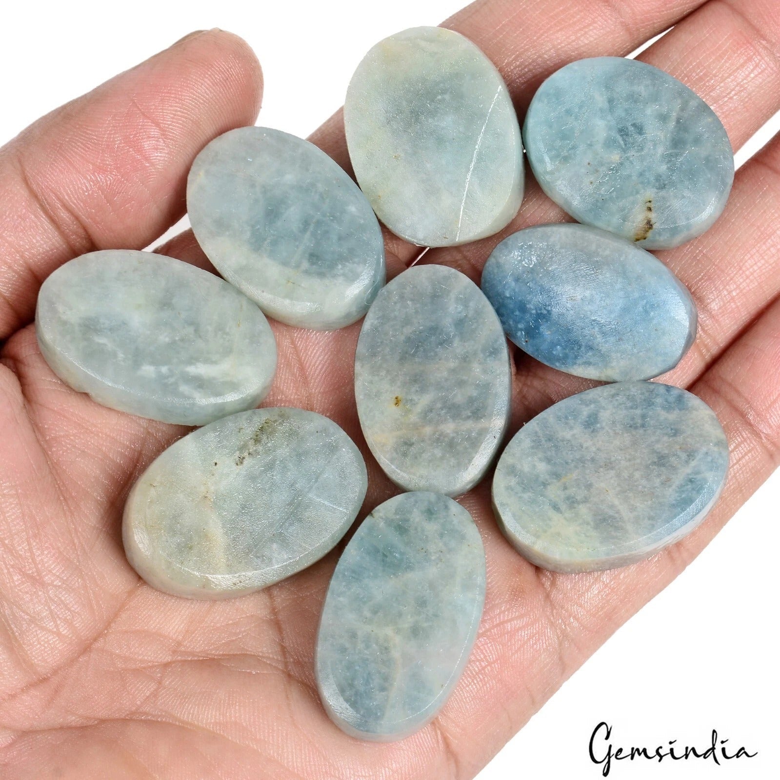 500 Ct Natural Blue Green Untreated Aquamarine Druzy Uncut Raw Rough Gems Lot