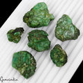 700 Ct Natural Brazilian Green Emerald Raw Rough Rock Crystal Minerals Gems Lot